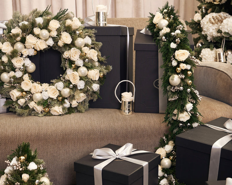Decorating for the Holidays with Greenery That Doesn't Drop