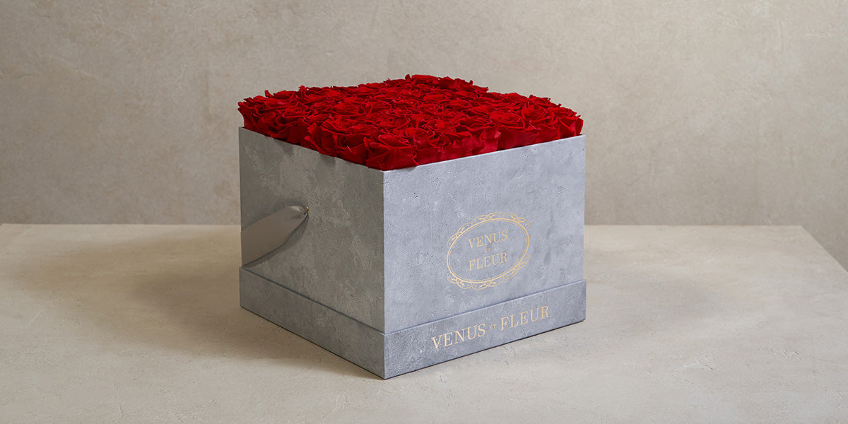 Concrete Print Flower Box Venus et Fleur