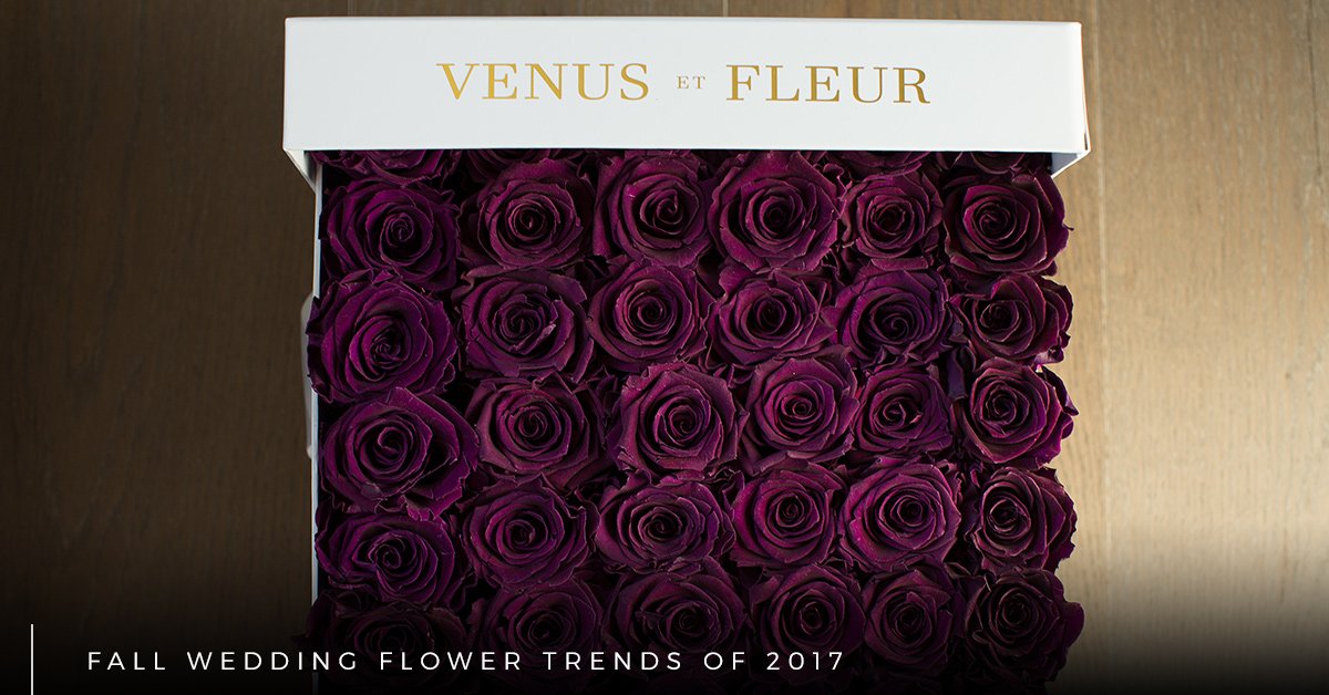 Fall Wedding Flower Trends of 2017