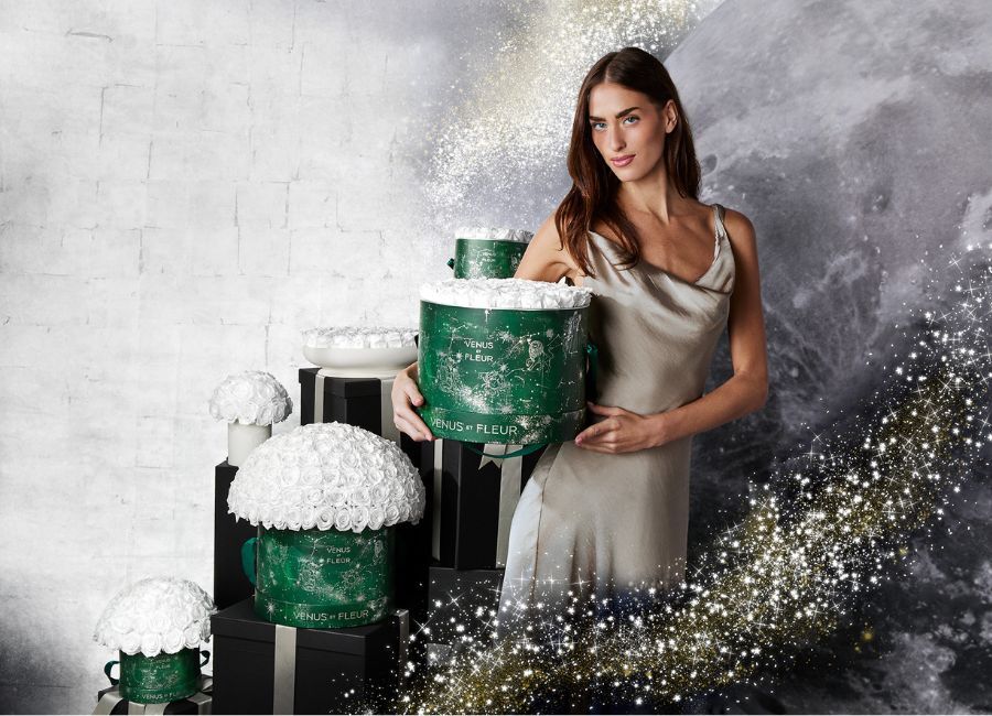 venit 3D FLOWER ECO LEATHER 上白石萌歌 Ivory Monroe Recycled Vegan Leather Flower Top Handle Crossbody