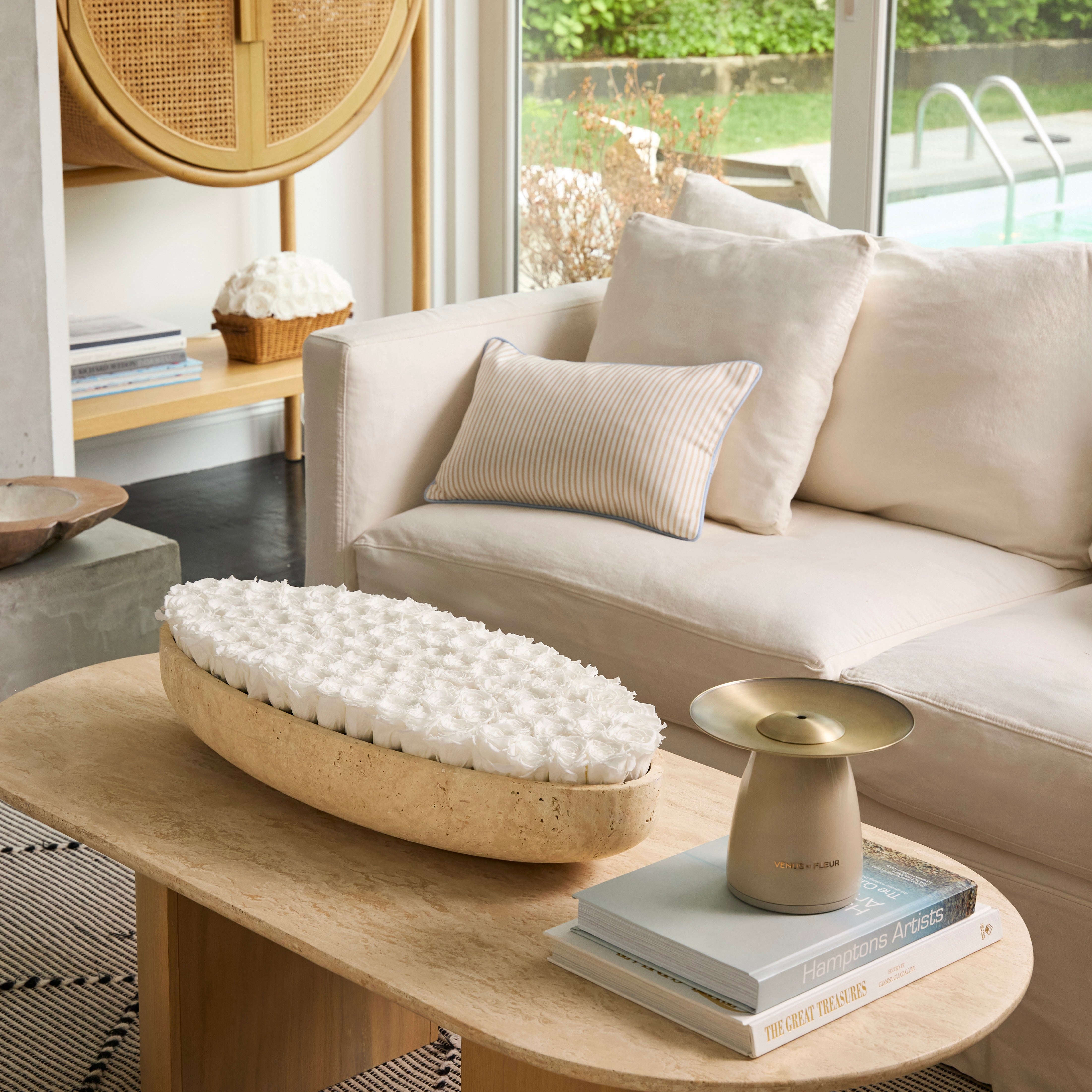 Grandiose Travertine Vase 16