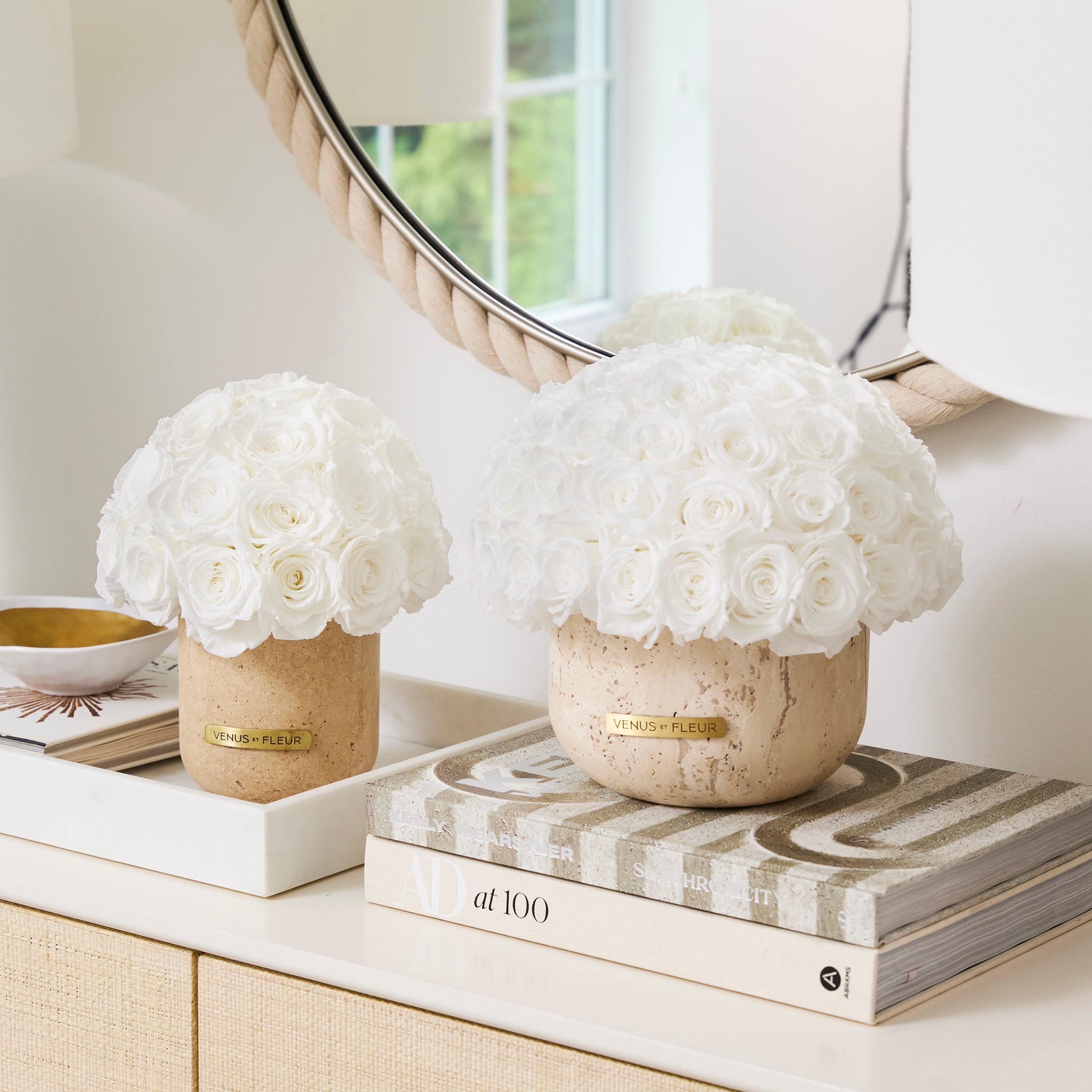 Sable Travertine Vase 4