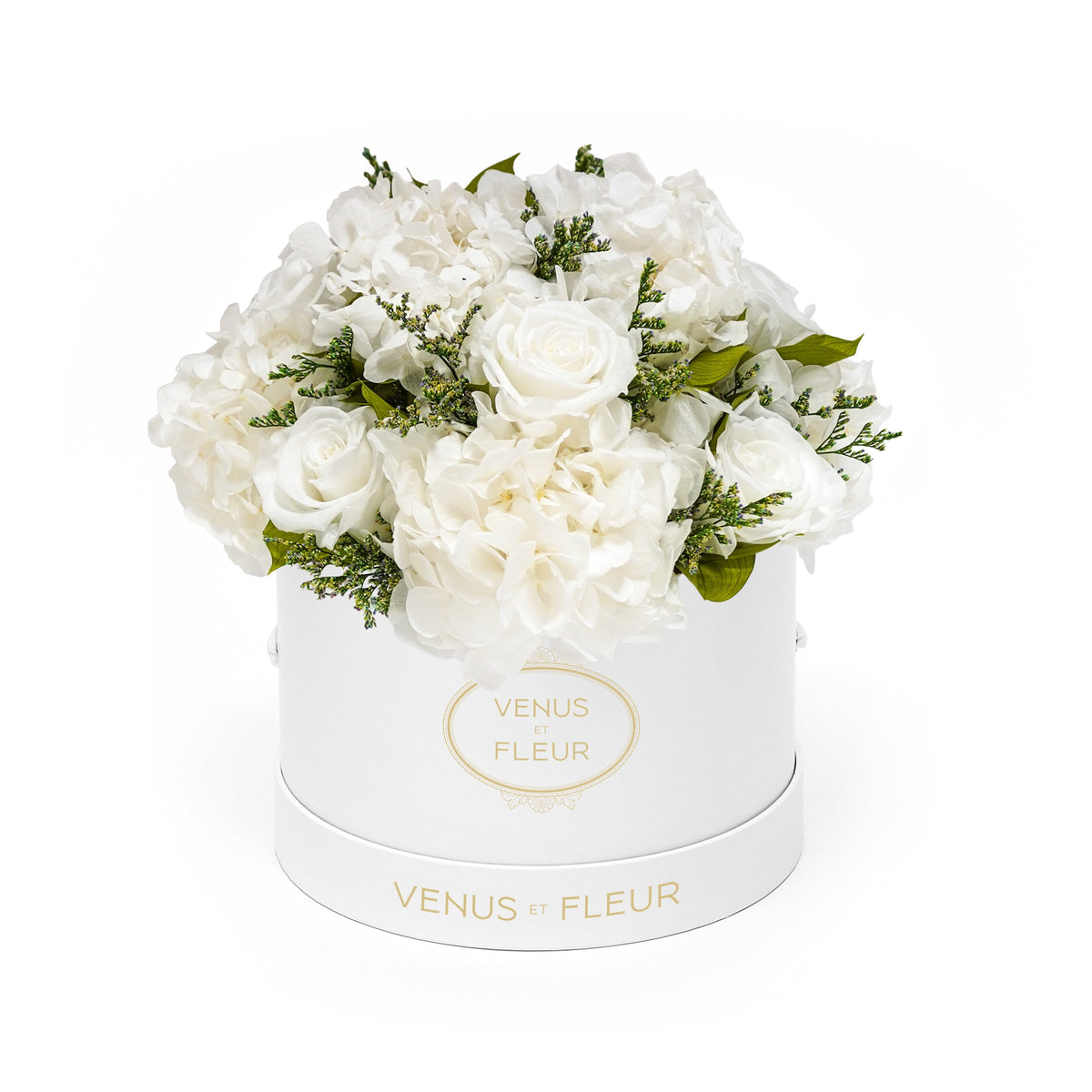 Small Round Roses & Hydrangeas