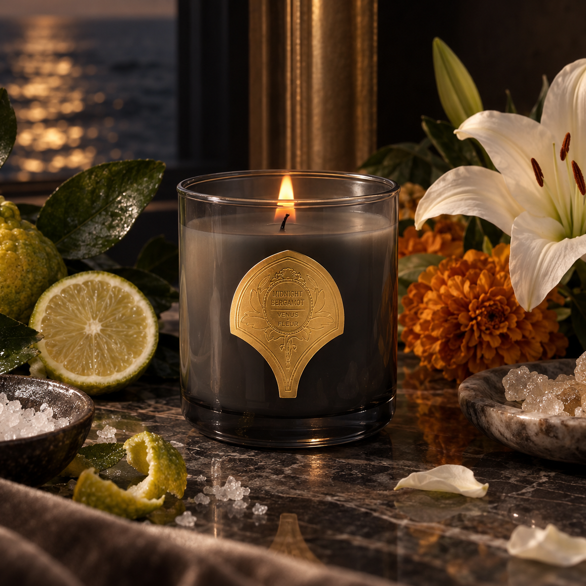 Midnight Bergamot Candle