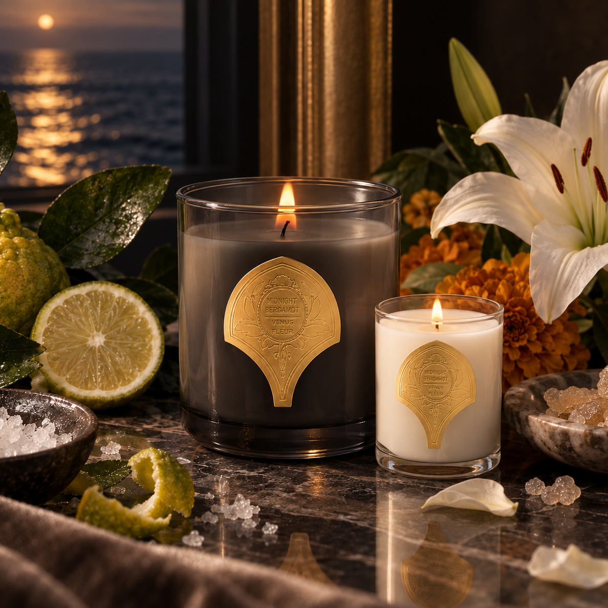 Midnight Bergamot Votive