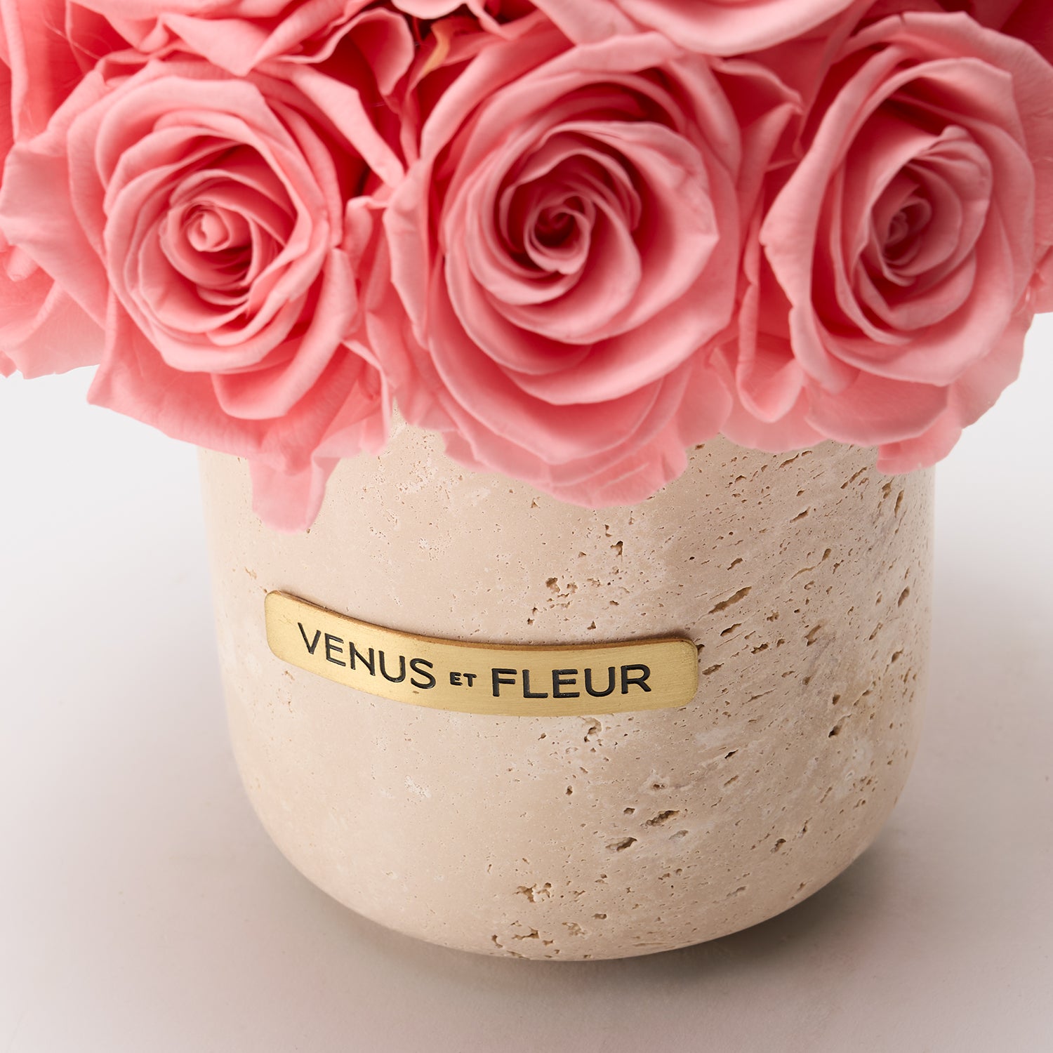 Sable Travertine Vase 2