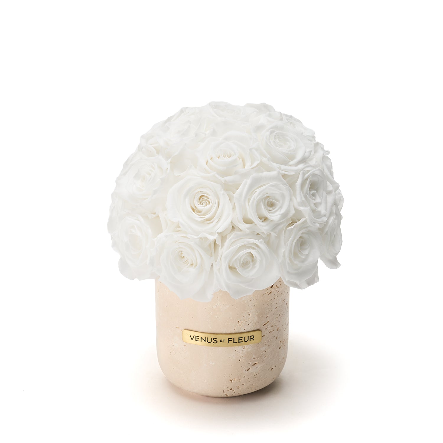 Sable Travertine Vase 7
