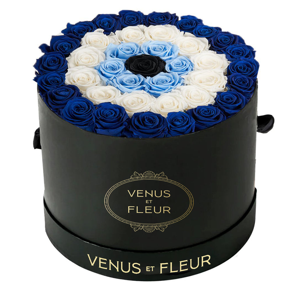 Evil Eye Symbol in Large Round Box