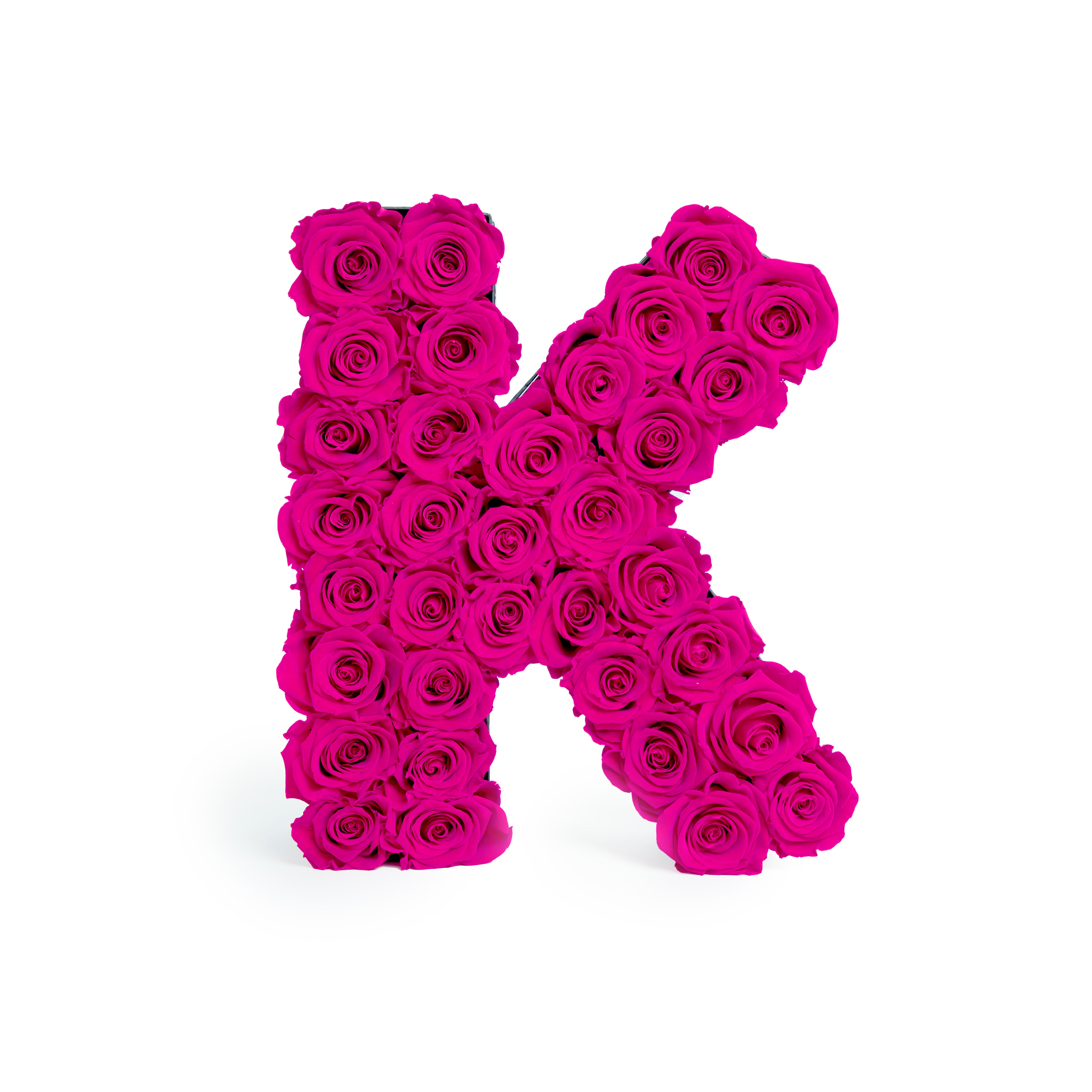 k.flower様　オーダー　5個 Le_Grand_Letter_K_HotPink_Fron