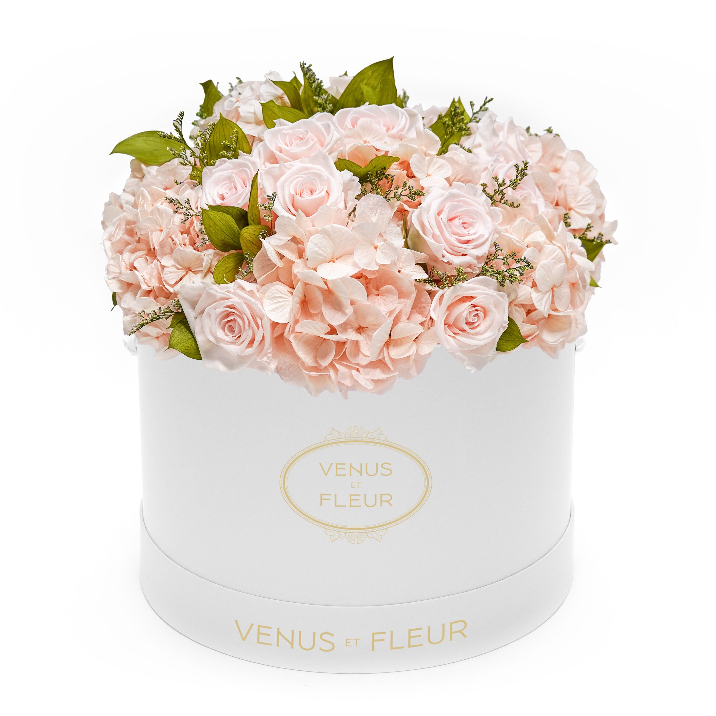 Large Round Roses & Hydrangeas
