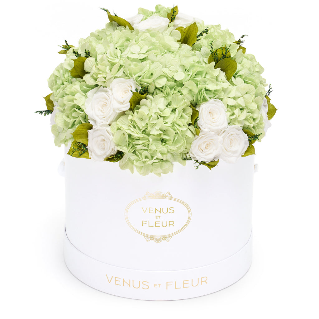 Large Round Roses & Hydrangeas