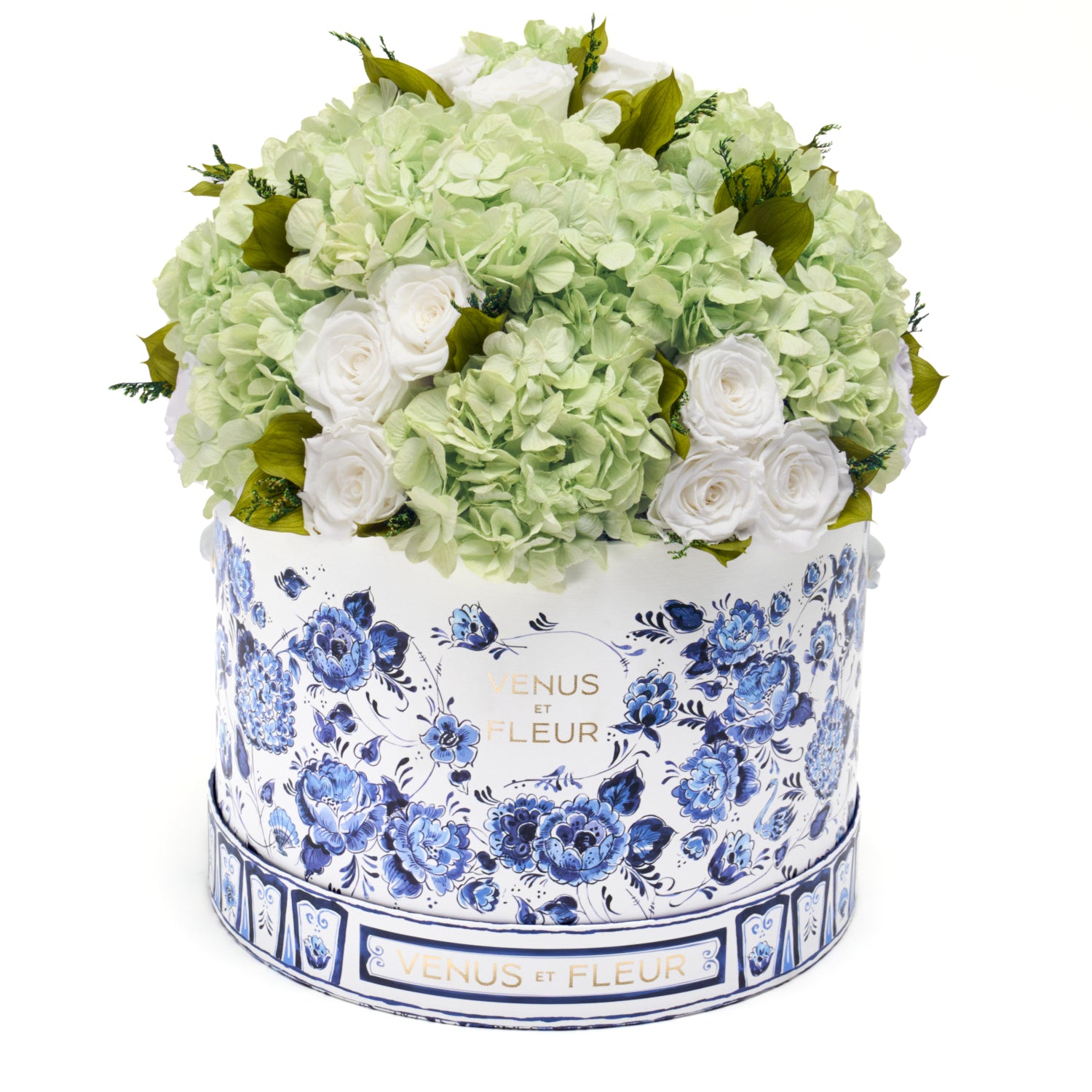 Large Round Roses & Hydrangeas