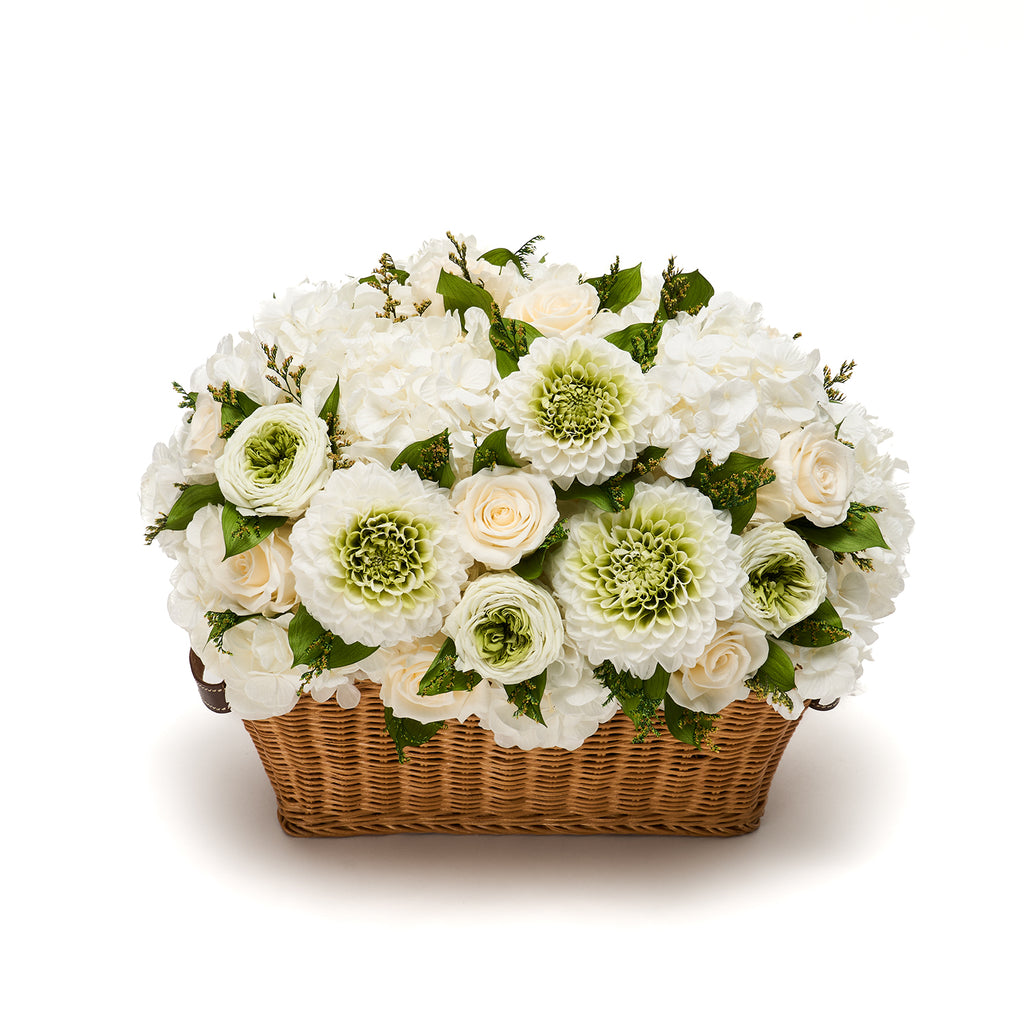 Serene Heirloom Wicker Vase