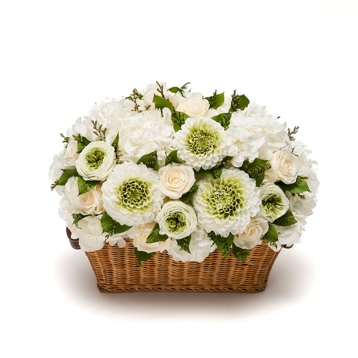 Serene Heirloom Wicker Vase
