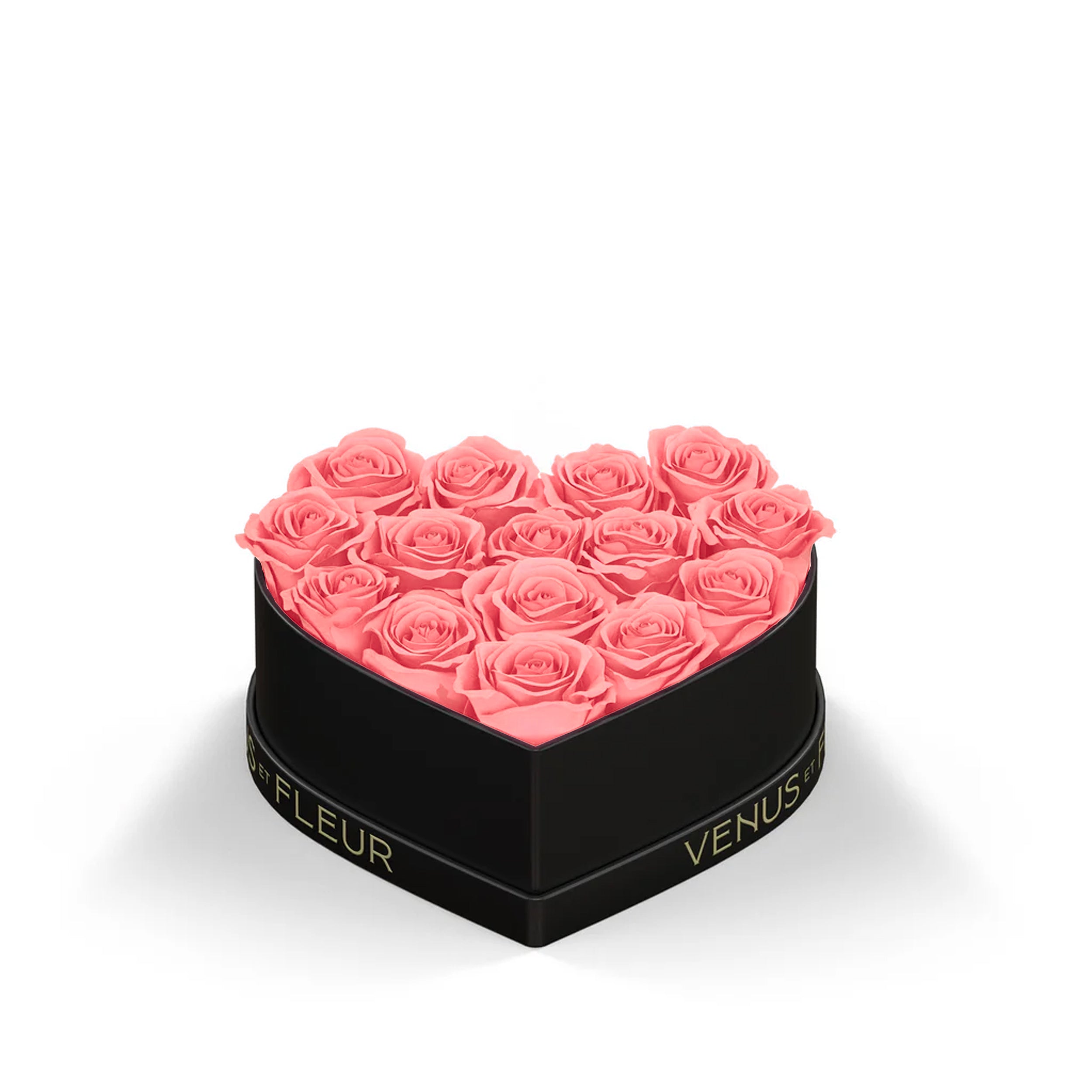 Eternity Heartsさん専用 Small Heart Black Box with Eternity Roses | Venus et Fleur
