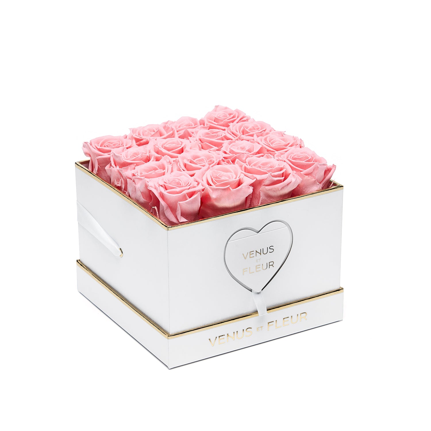 L'Amour Frame Small Square with Eternity® Roses | Venus et Fleur