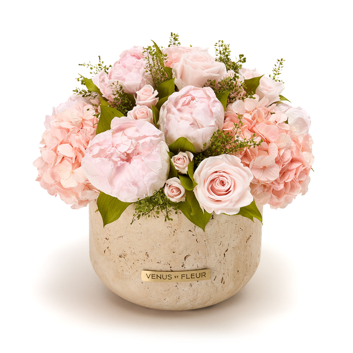 Terre Travertine Vase