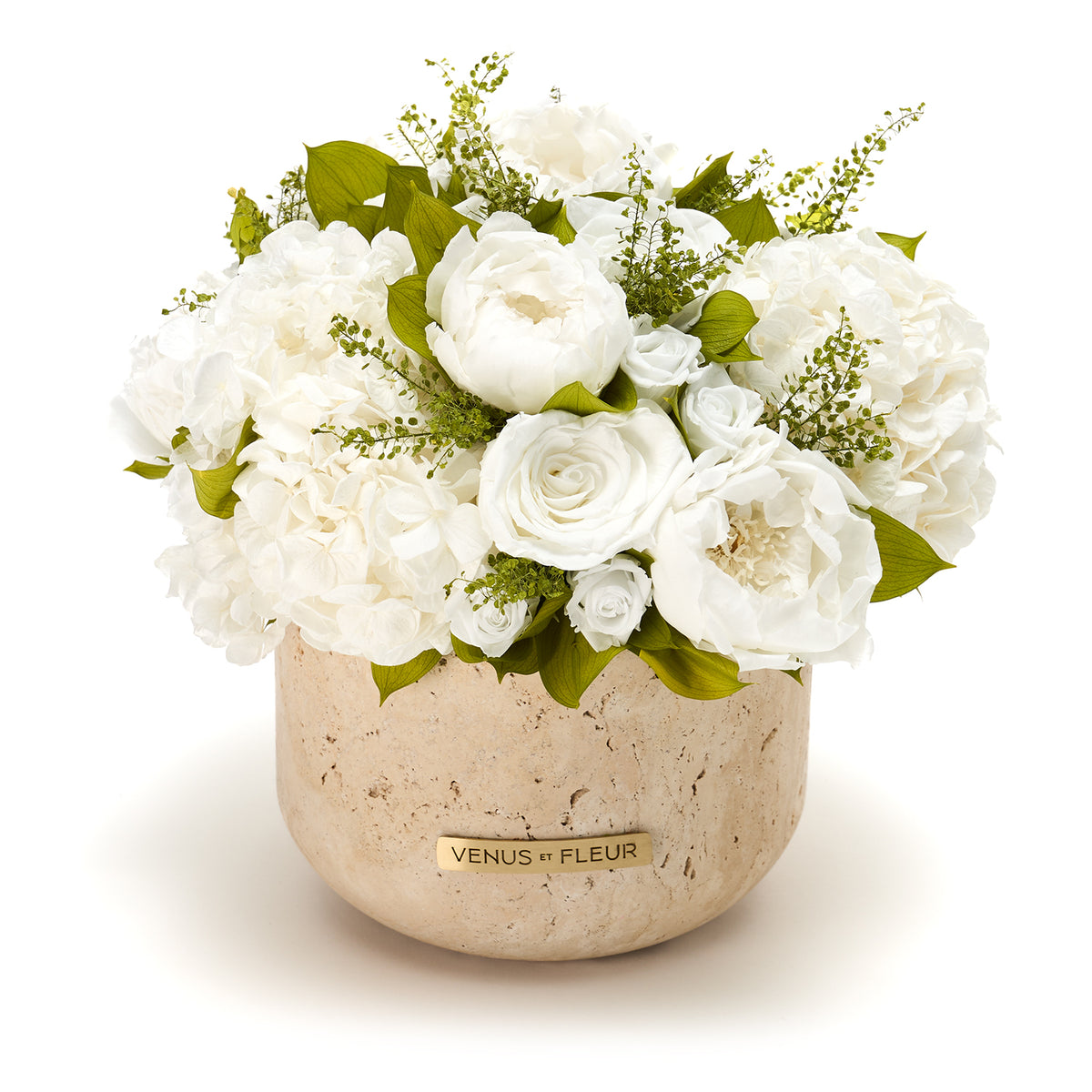 Terre Travertine Vase
