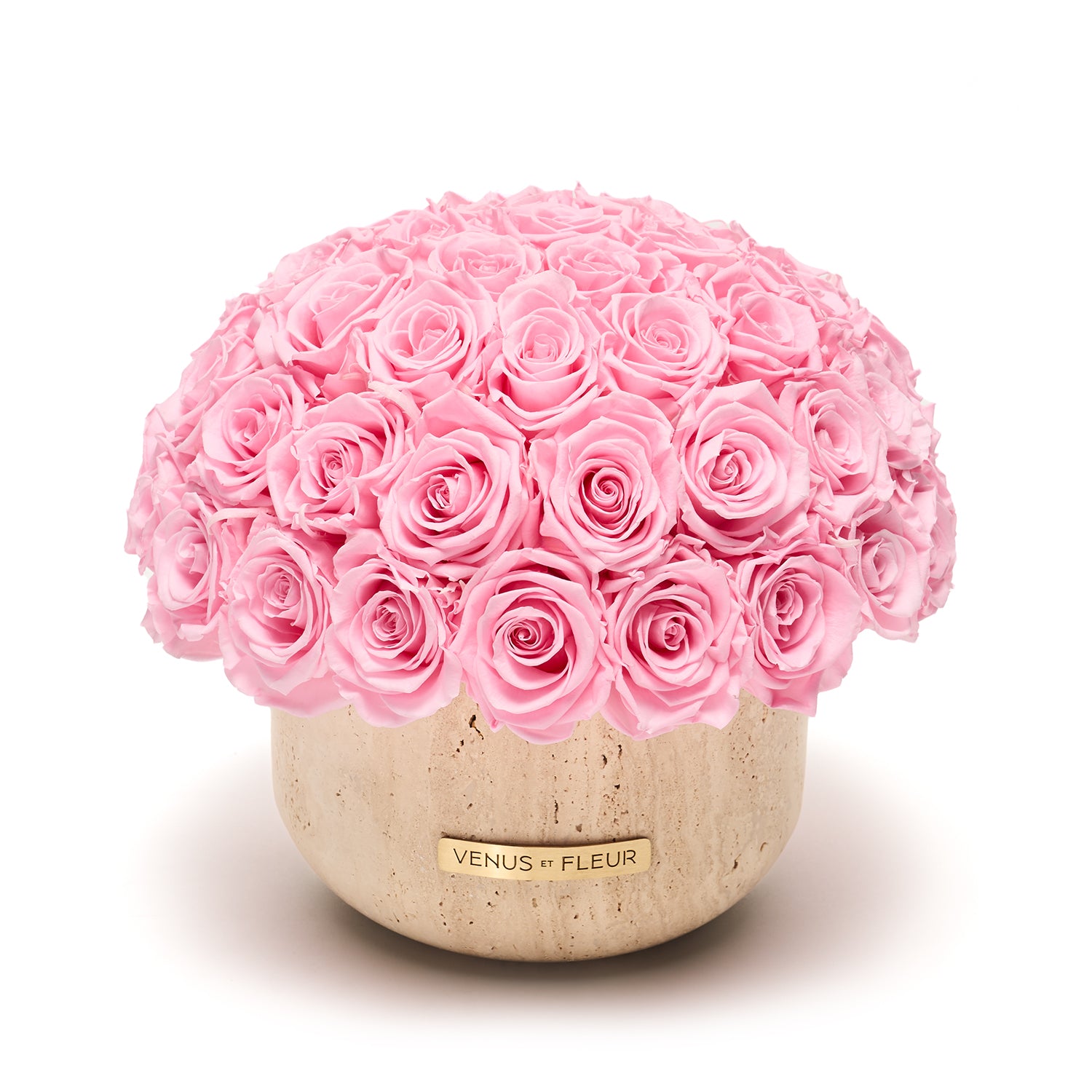 Terre Travertine Vase