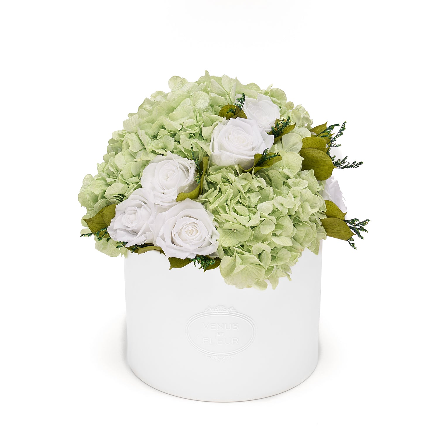 Thalia Porcelain Vase Roses & Hydrangeas