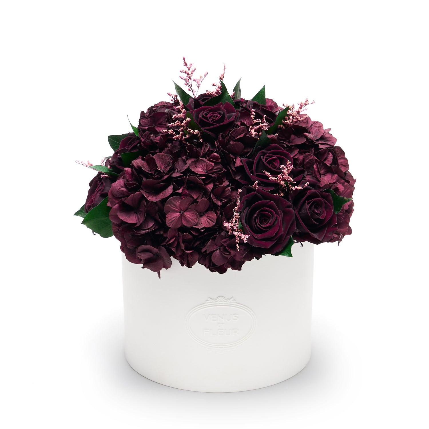 Thalia Porcelain Vase Roses & Hydrangeas 4