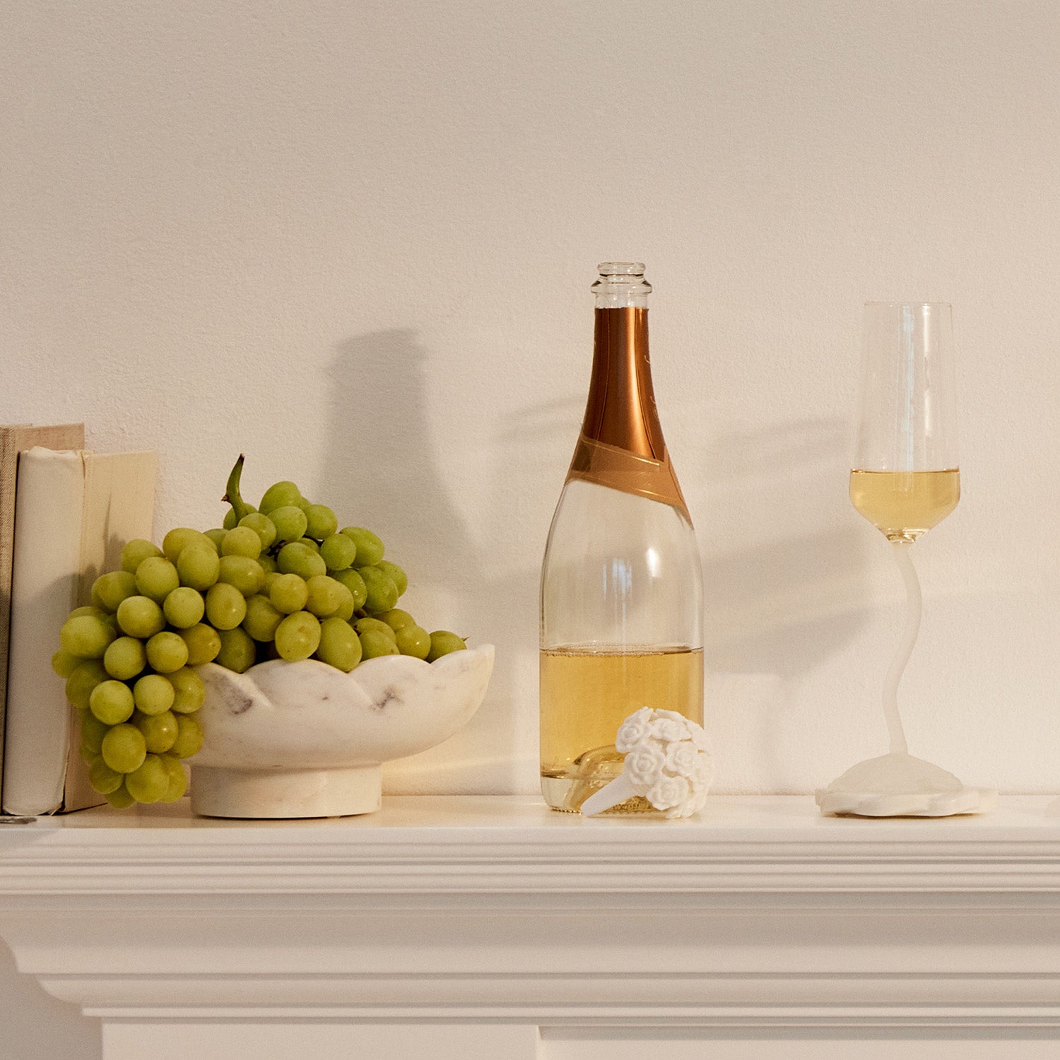 Floral Champagne Glasses 4