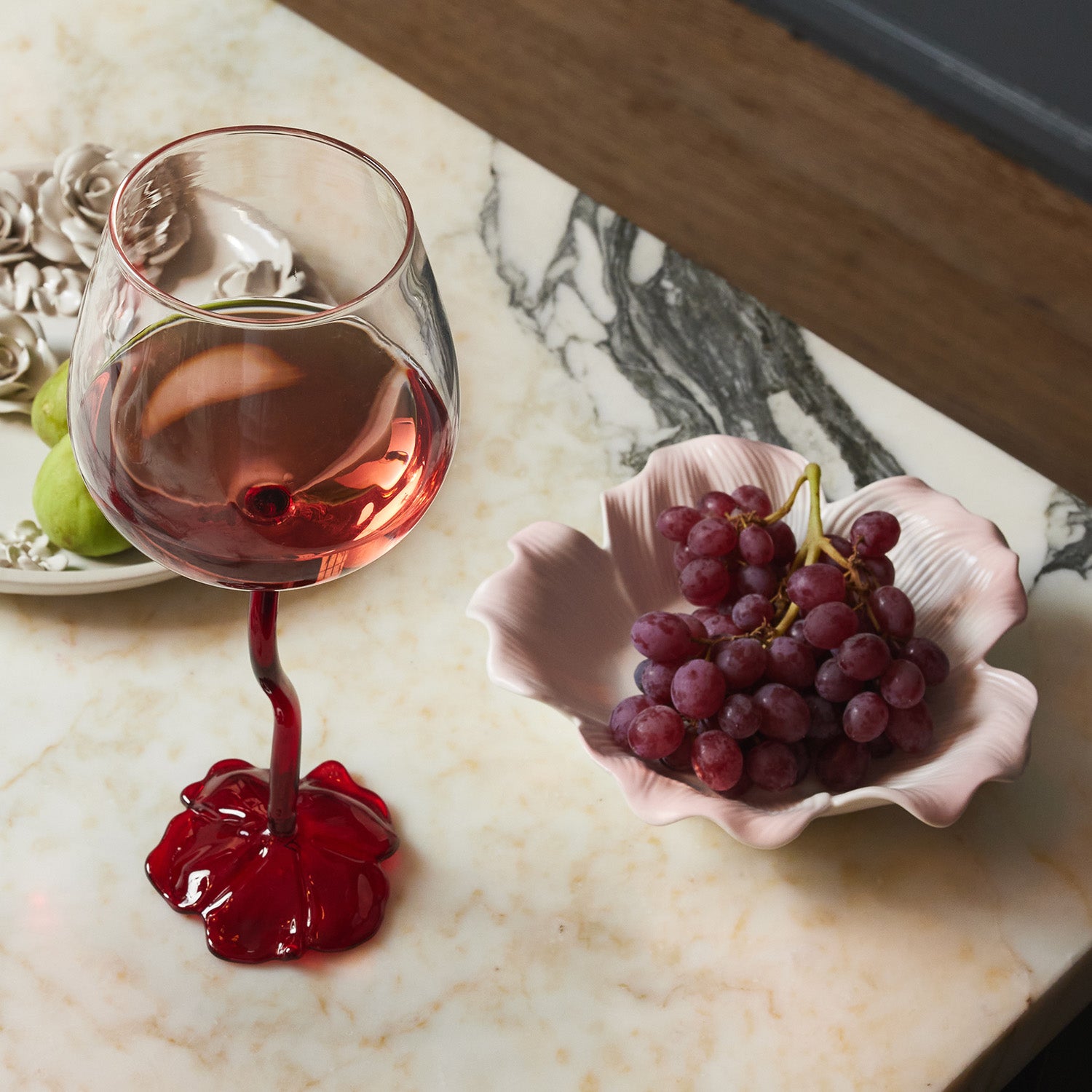 Floral Wine Glasses 5