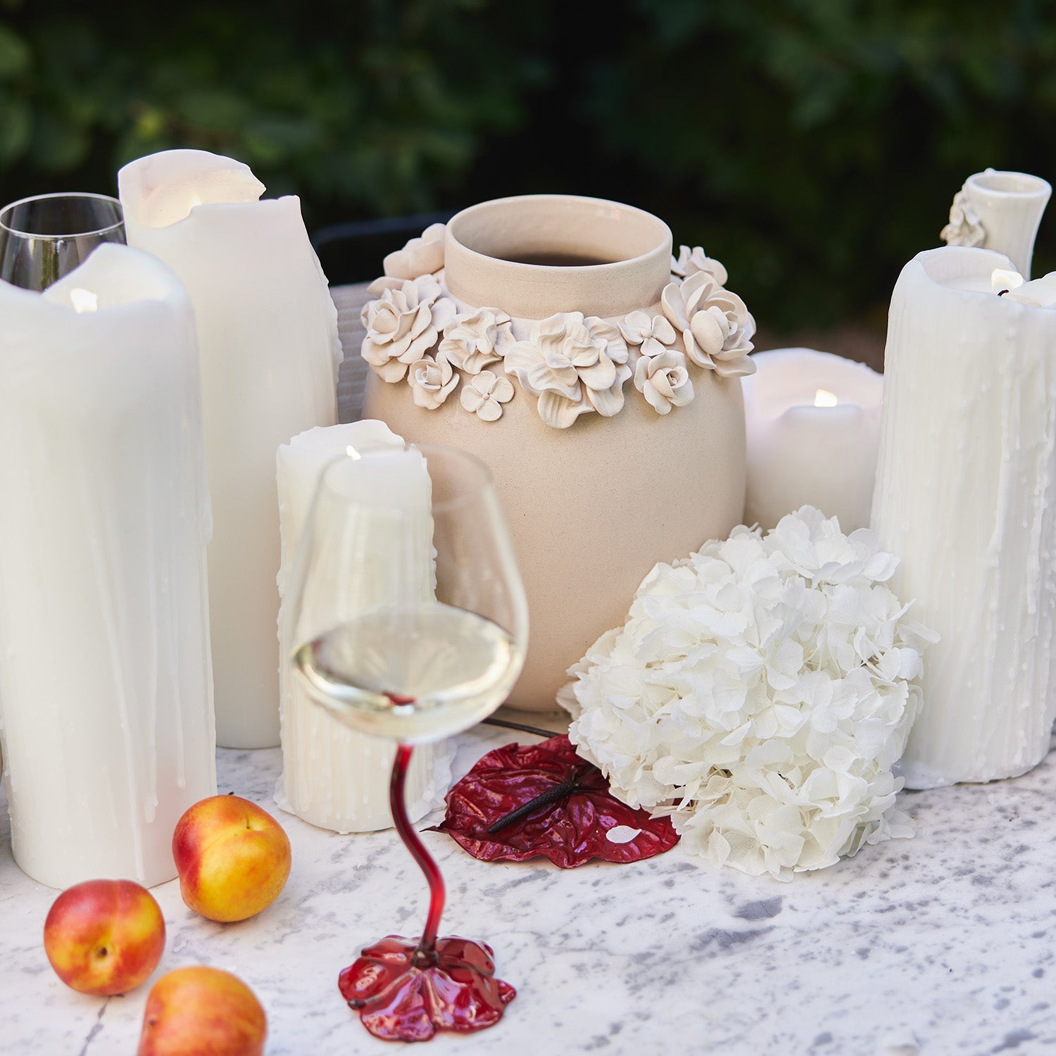 Floral Wine Glasses 3