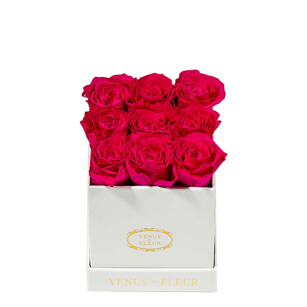Mini Square Signature White