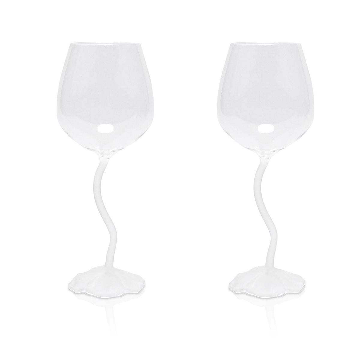 Floral Wine Glasses