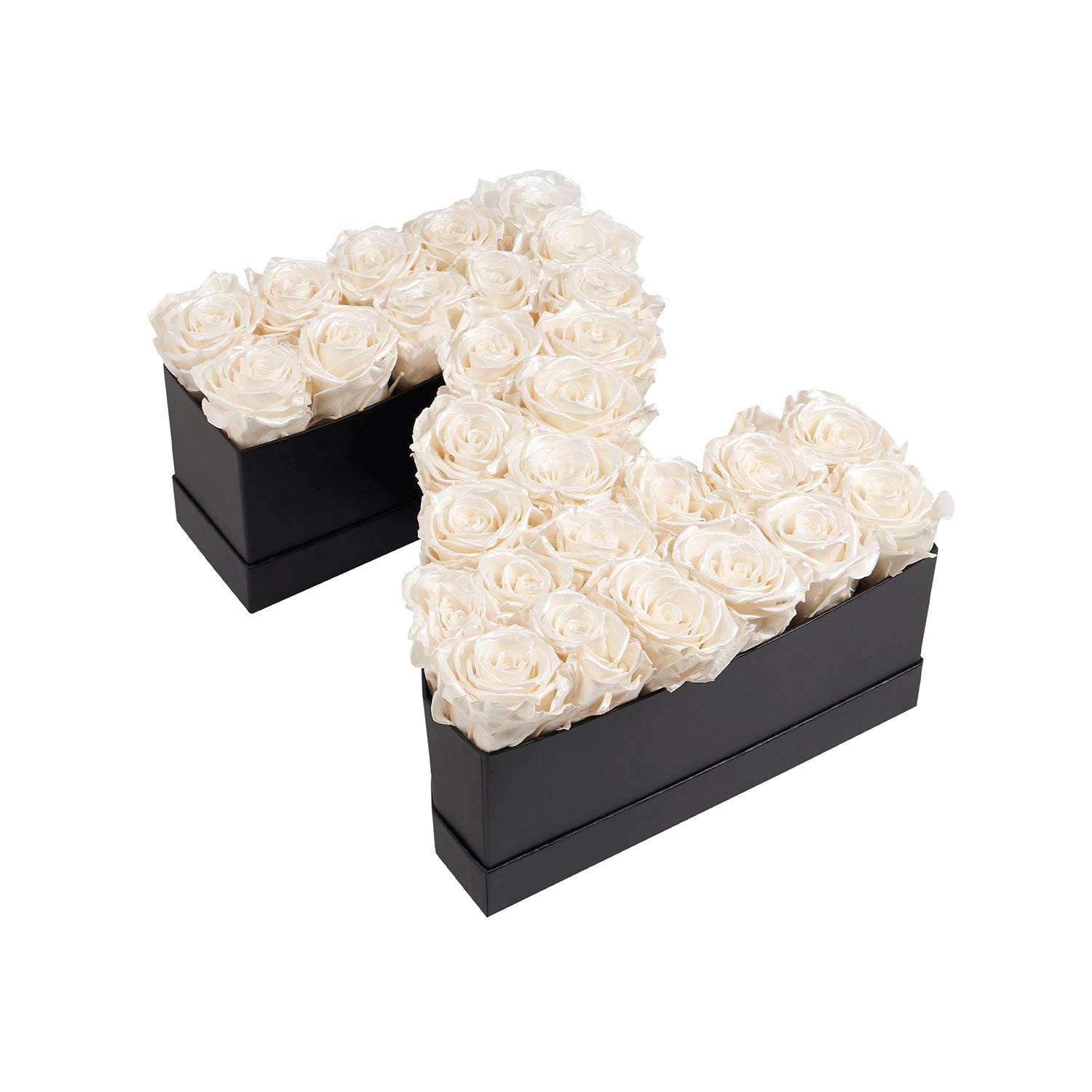 Floral Letter Z in Flowers with Eternity Roses | Venus et Fleur