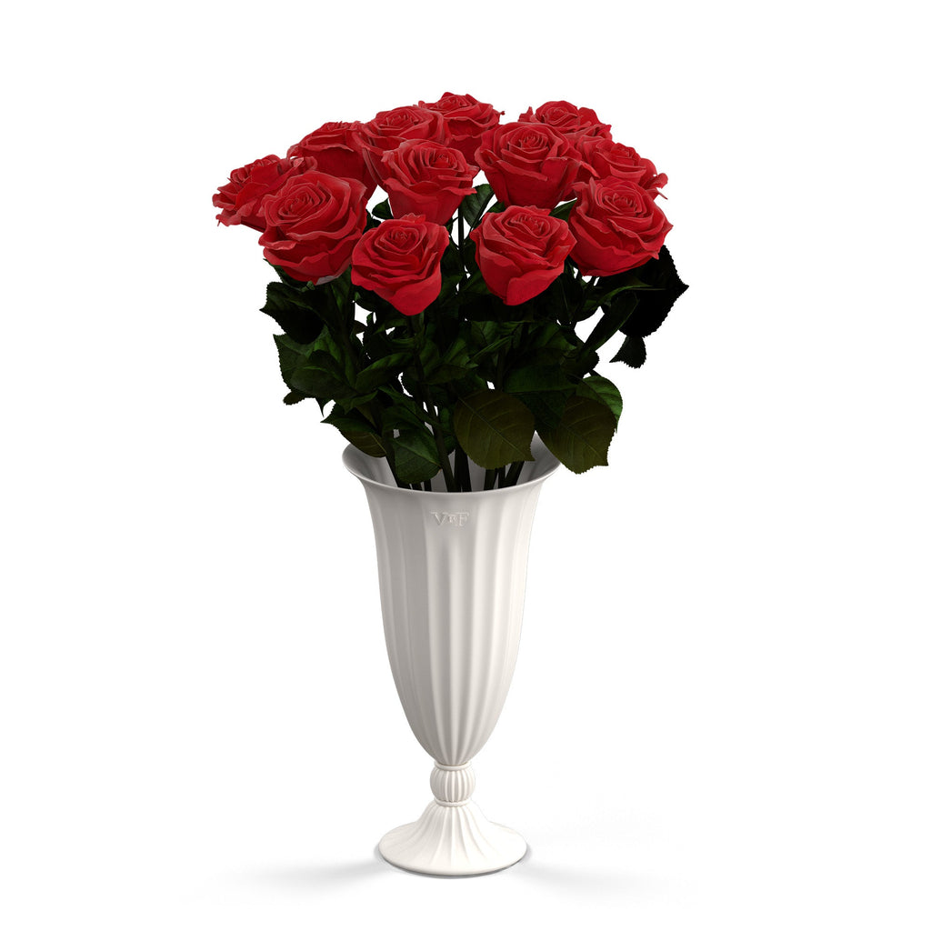 I LOVE U Acrylic Box of Red Roses - 2 Dozen Roses!
