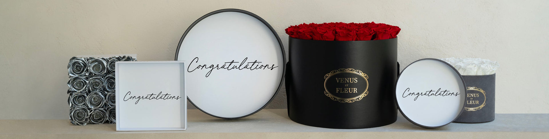 Congratulations Gifts — collection header (desktop)