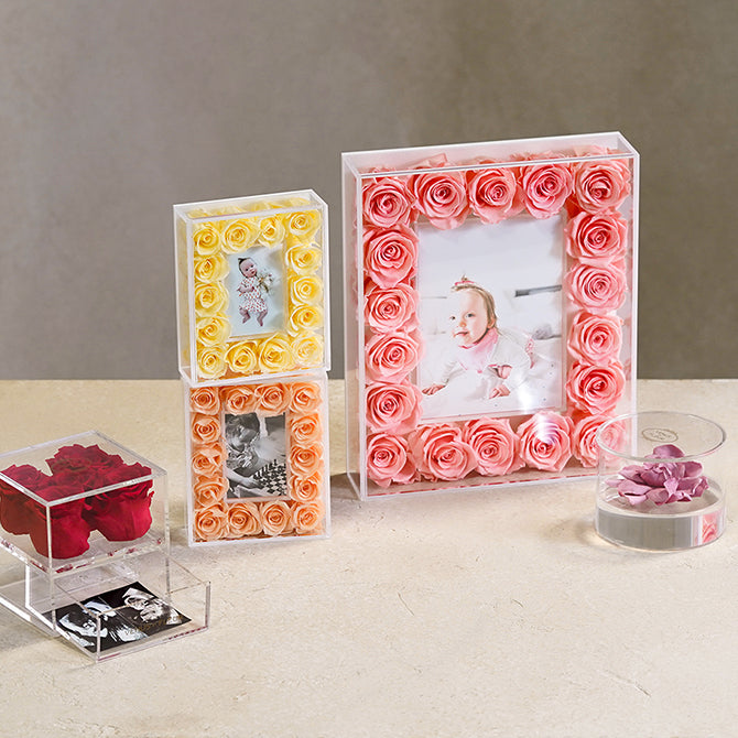 Mini Fleur Picture Frame with Eternity® Roses | Venus et Fleur