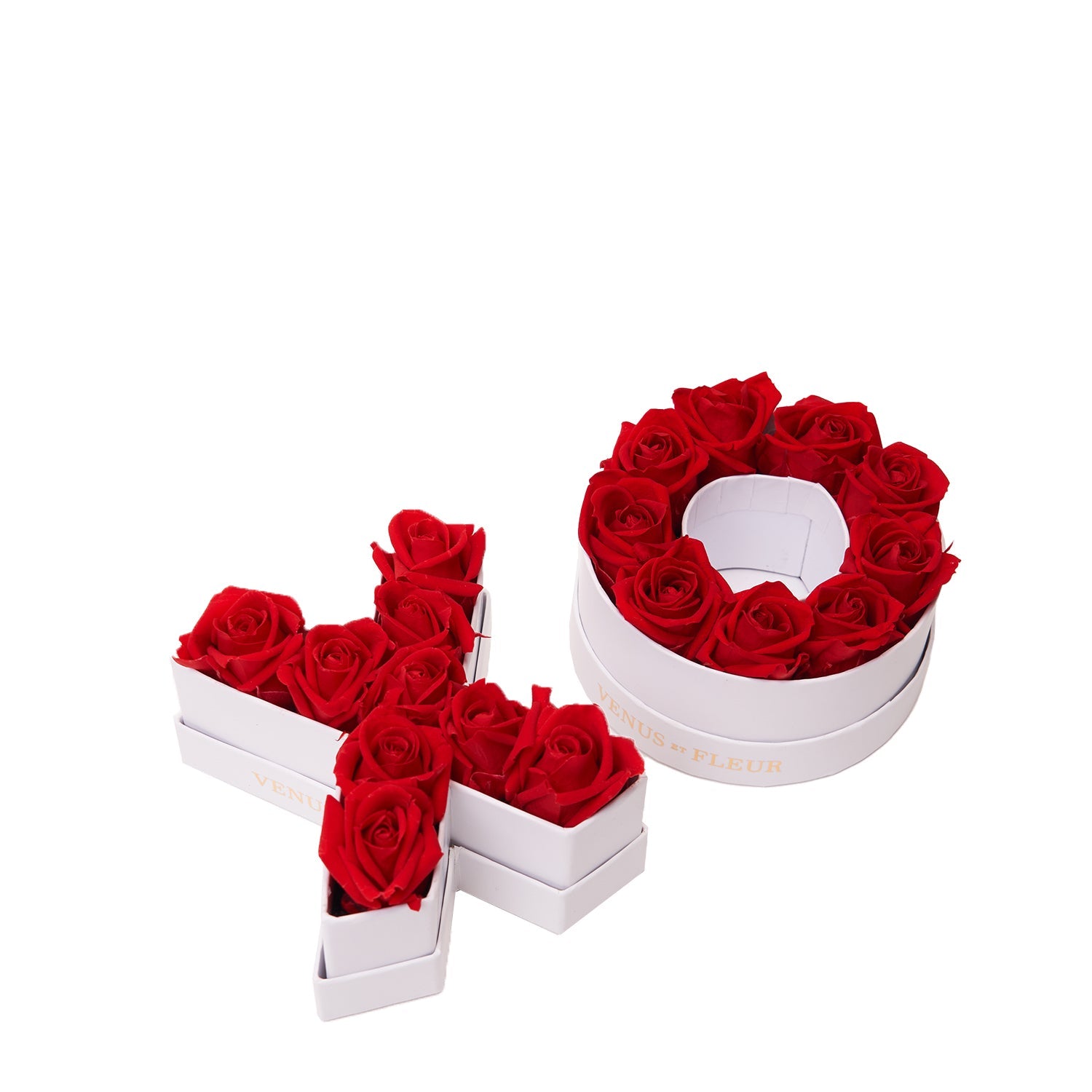 Le Mini XOXO Gift Set with Eternity Roses | Venus et Fleur