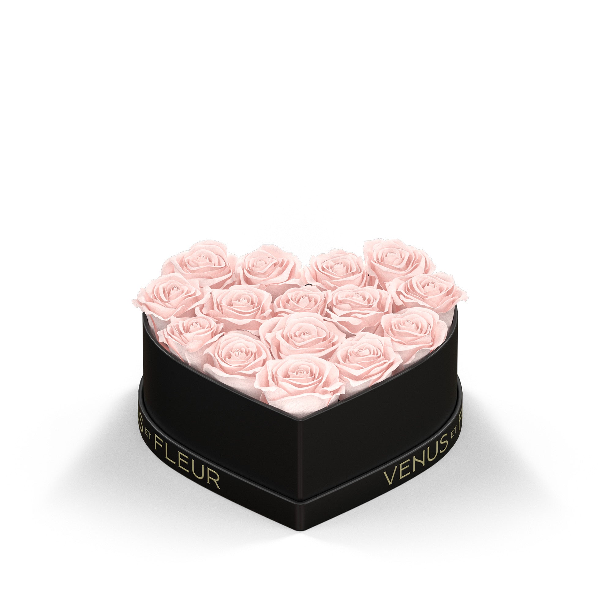 Classic Pink Roses Heart