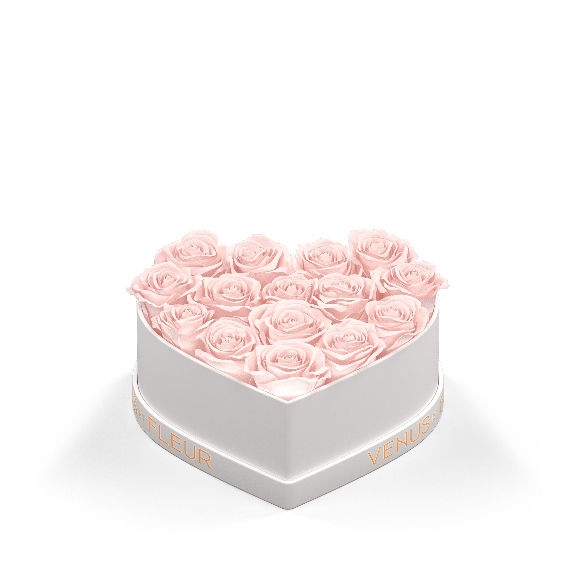 Classic Pink Roses Heart