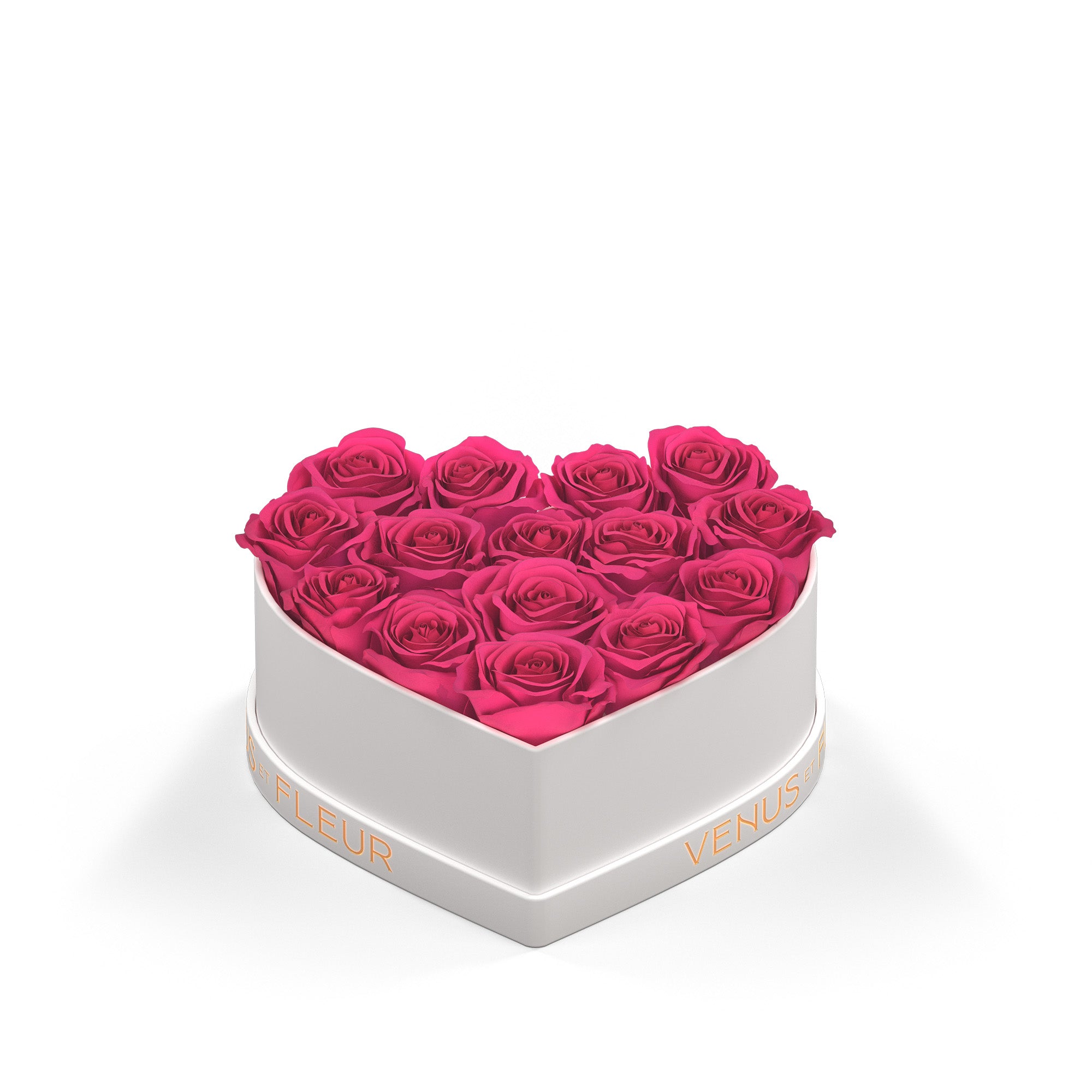 Classic Pink Roses Heart