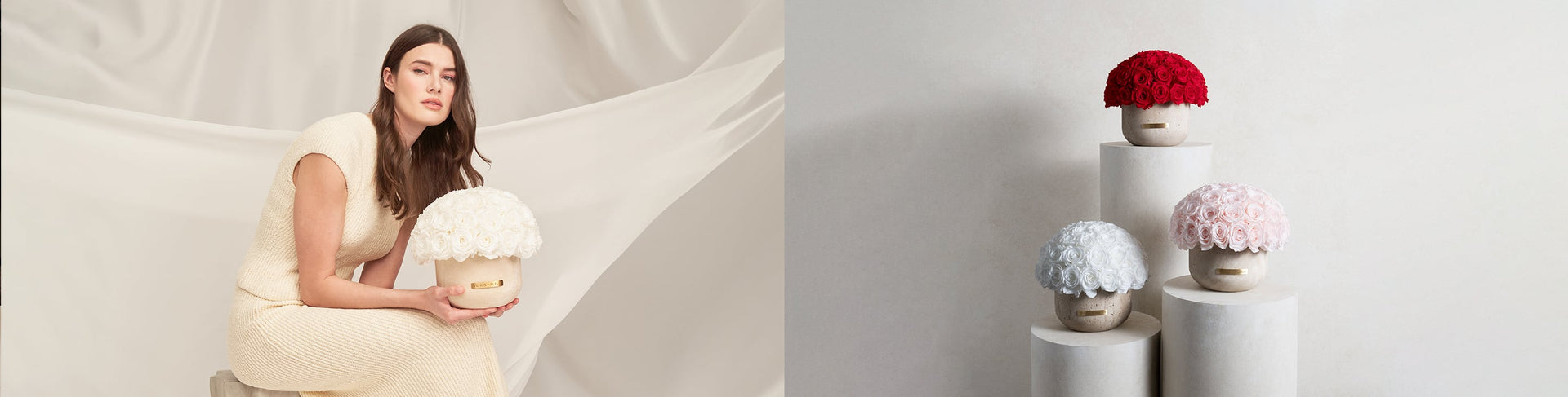 Stone Vases With Flowers — collection header (desktop)