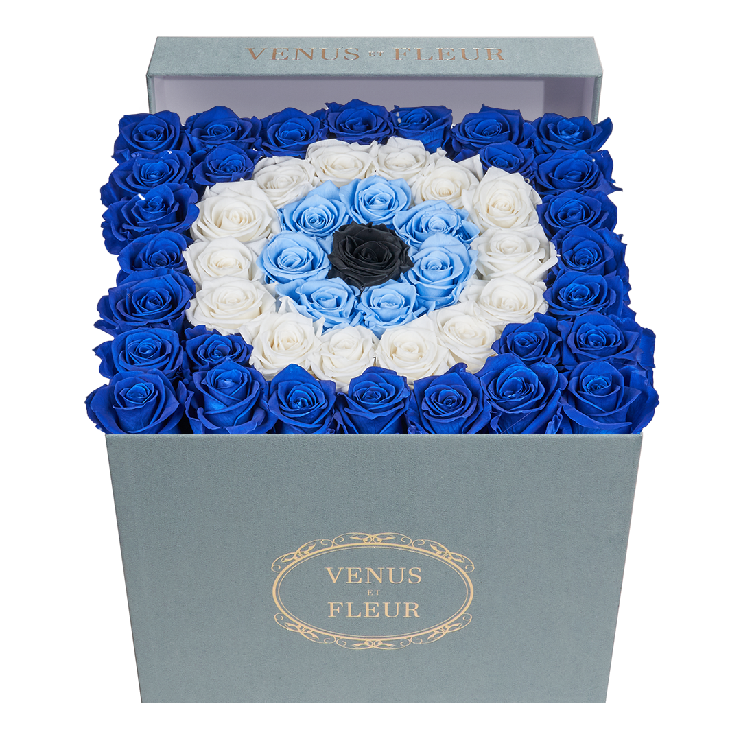 Evil Eye Symbol in Large Square Box
