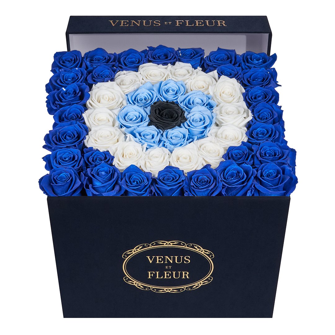 Evil Eye Symbol in Large Square Box
