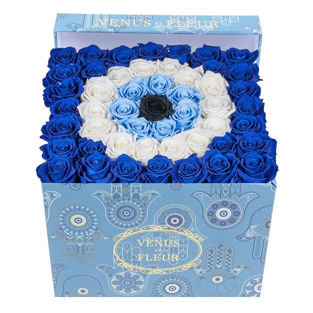 Evil Eye Symbol in Large Square Box