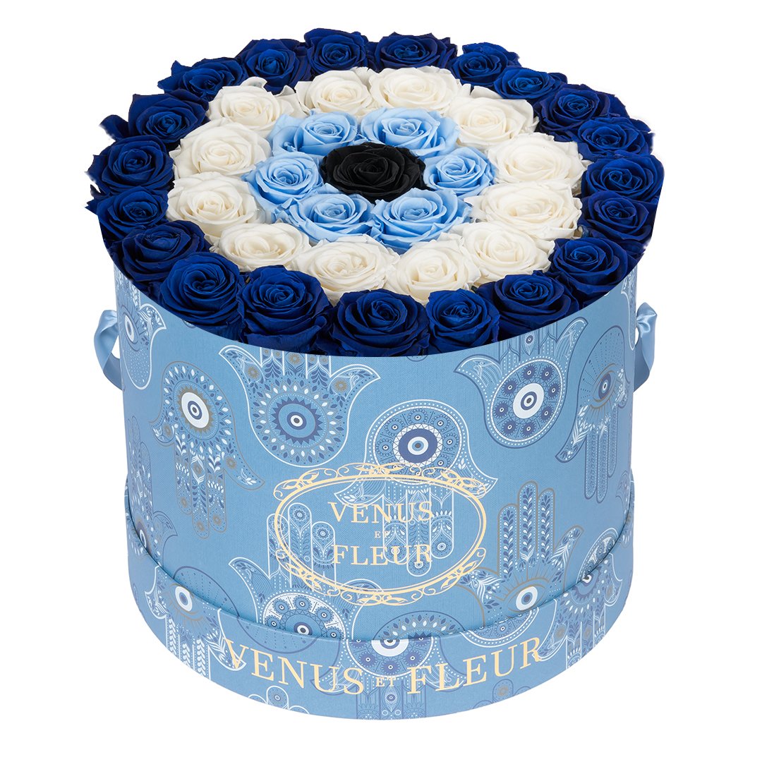 Evil Eye Symbol in Large Round Box