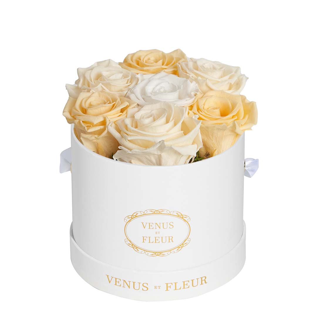 Le Petit Round with Mixed Roses