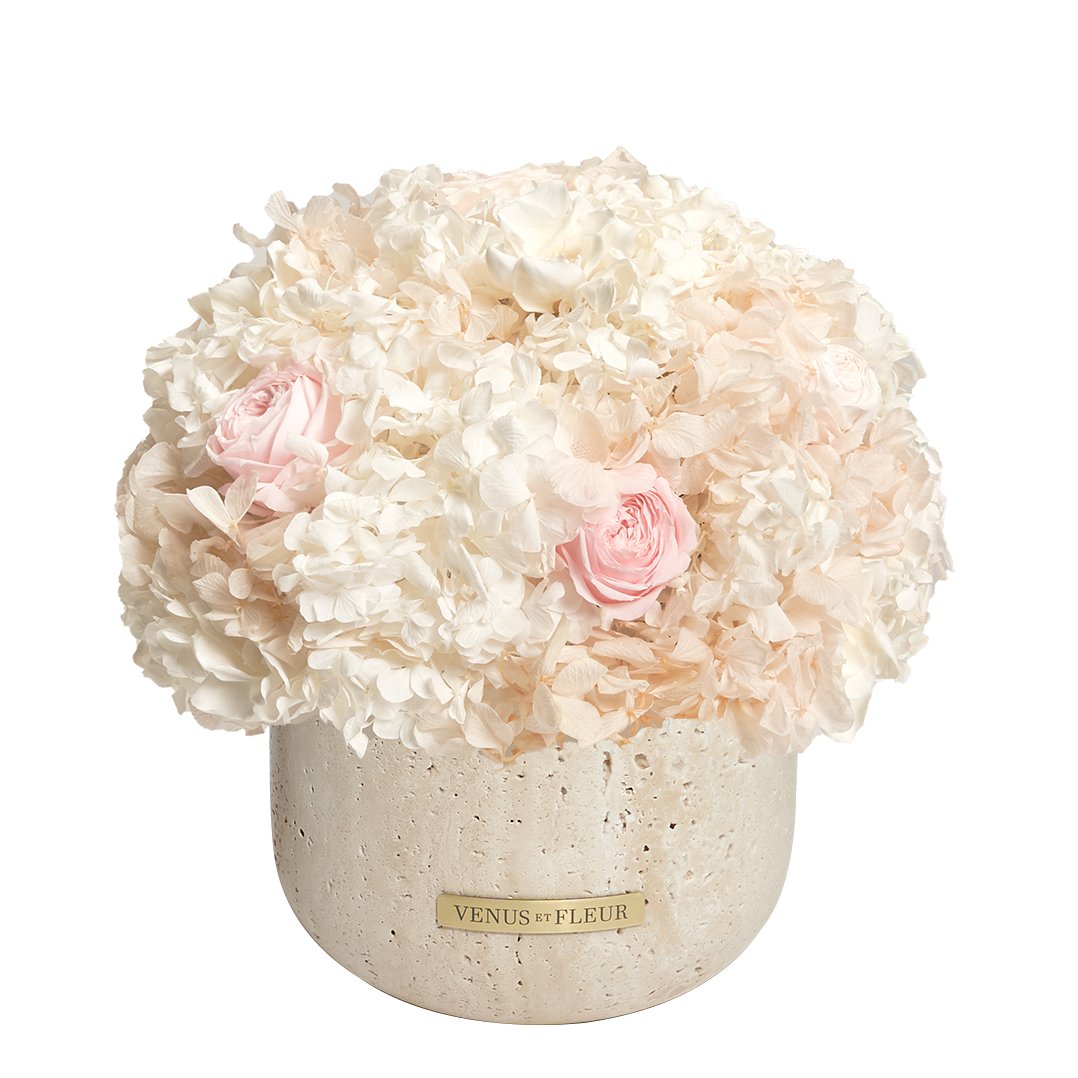 Terre Travertine Vase