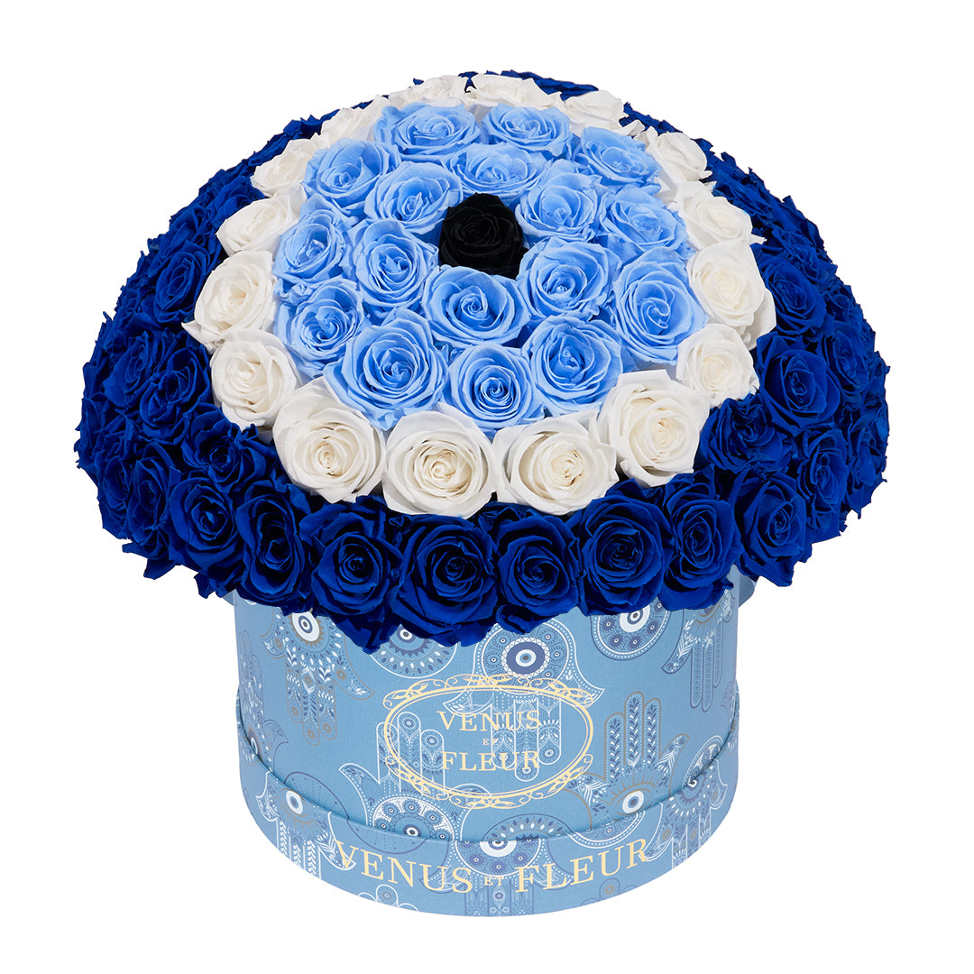 Evil Eye Symbol in Le Plein Large Round Box
