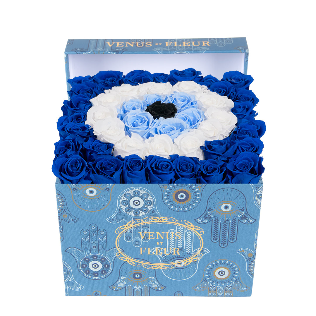 Evil Eye Symbol in Small Square Box