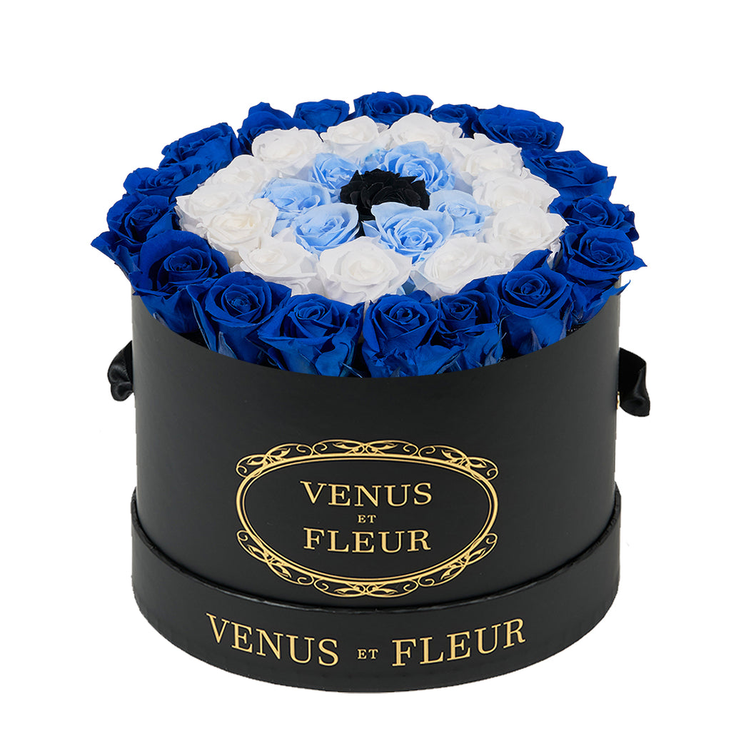 Evil Eye Symbol in Small Round Box