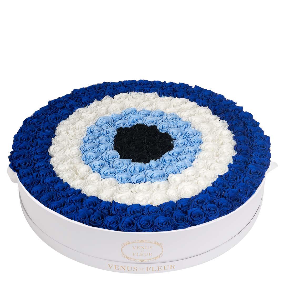 Evil Eye Symbol in Round Grandiose Box